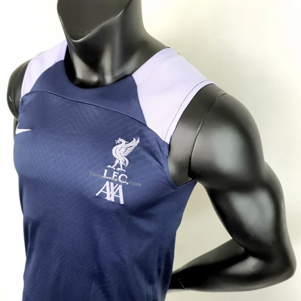 رکابی شلوارک لیورپول سرمهای یاسی - سون اسپرت