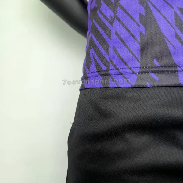 رکابی شلوارک آرژانتین مشکی بنفش - سون اسپرت