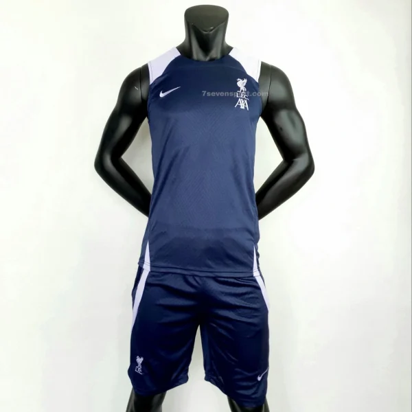 رکابی شلوارک لیورپول سرمه‌ای یاسی - سون اسپرت