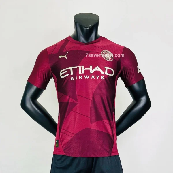 کیت پلیری منچستر سیتی سوم زرشکی 2025 - سون اسپرت