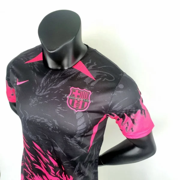 کیت بارسلونا دراگون مشکی صورتی 2025 - سون اسپرت