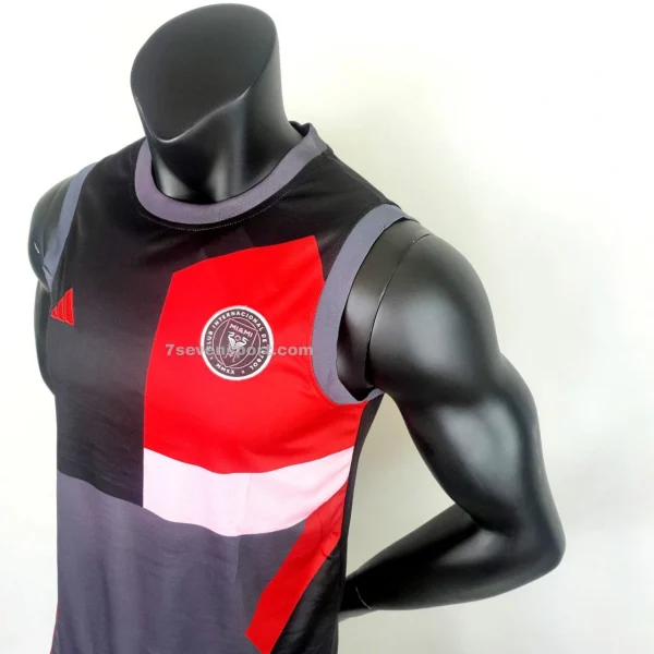 رکابی شلوارک اینتر میامی مشکی قرمز - سون اسپرت