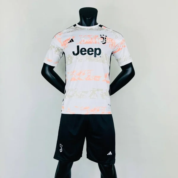 کیت يوونتوس دوم سفيد نارنجی 2024 - سون اسپرت