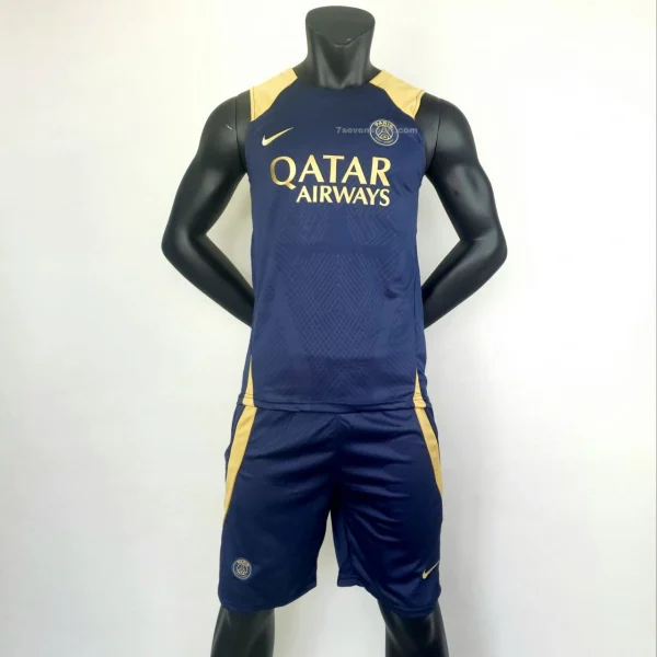 رکابی شلوارک پاریس سن ژرمن سرمه‌ای طلایی - سون اسپرت