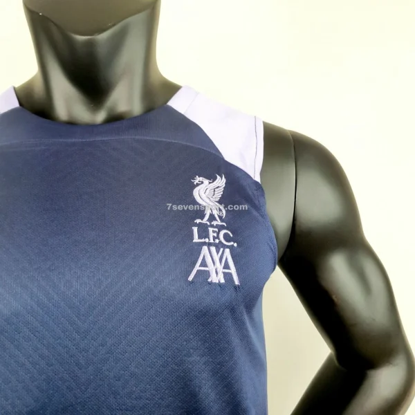 رکابی شلوارک لیورپول سرمهای یاسی - سون اسپرت