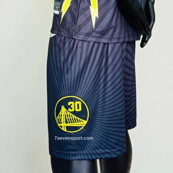 ست بسکتبالی گلدن استیت مشکی زرد - سون اسپرت