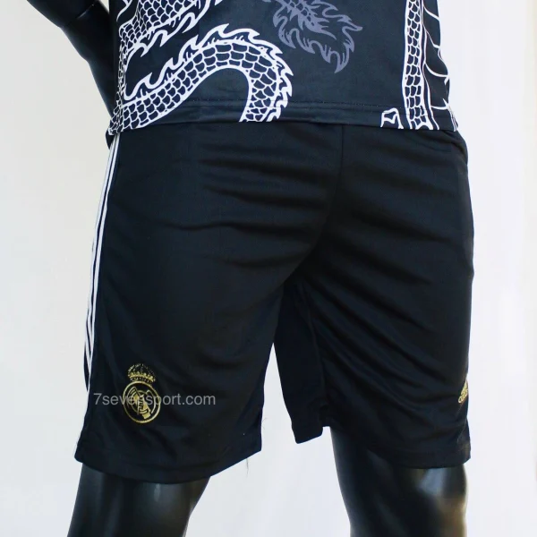 رکابی شلوارک رئال مادرید دراگون مشکی 2024 - سون اسپرت