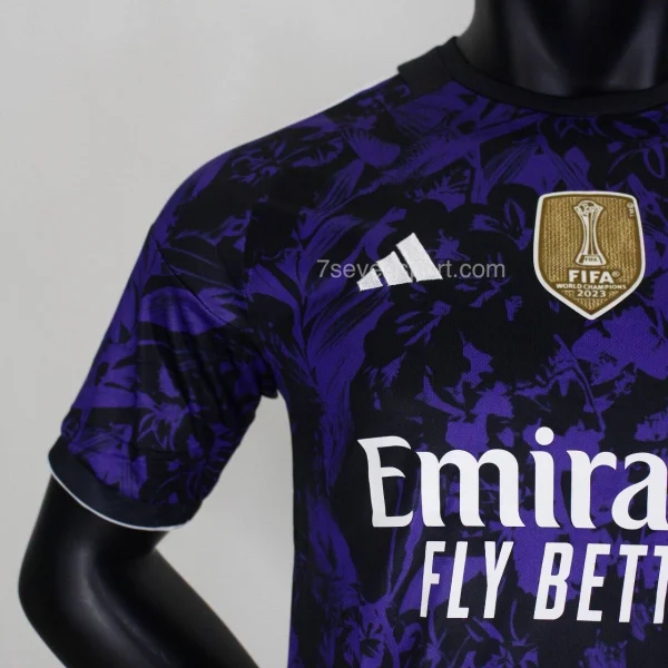 کیت رئال مادرید لیف بنفش 2025 - سون اسپرت