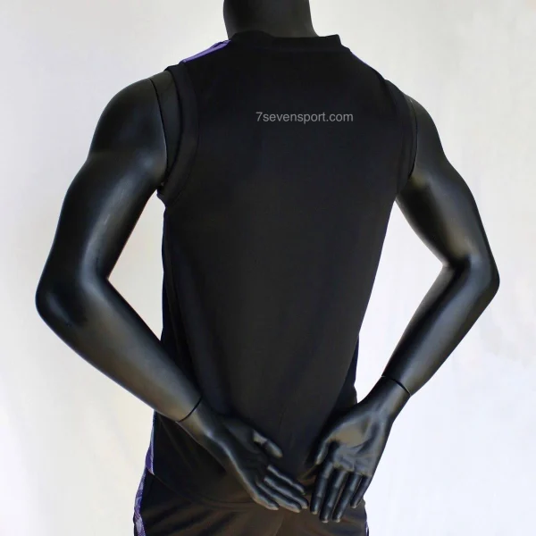 رکابی شلوارک آلمان مشکی بنفش - سون اسپرت