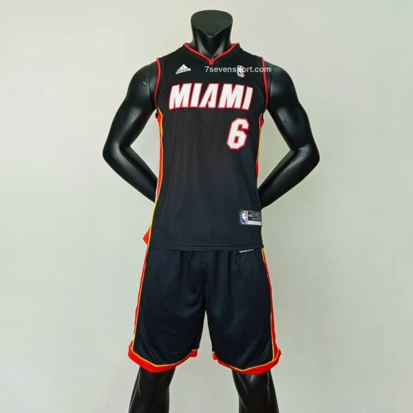ست بسکتبالی میامی مشکی قرمز - سون اسپرت