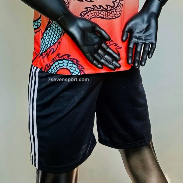 کیت رئال مادرید دراگون فیروزهای قرمز کانسپت 2025 - سون اسپرت