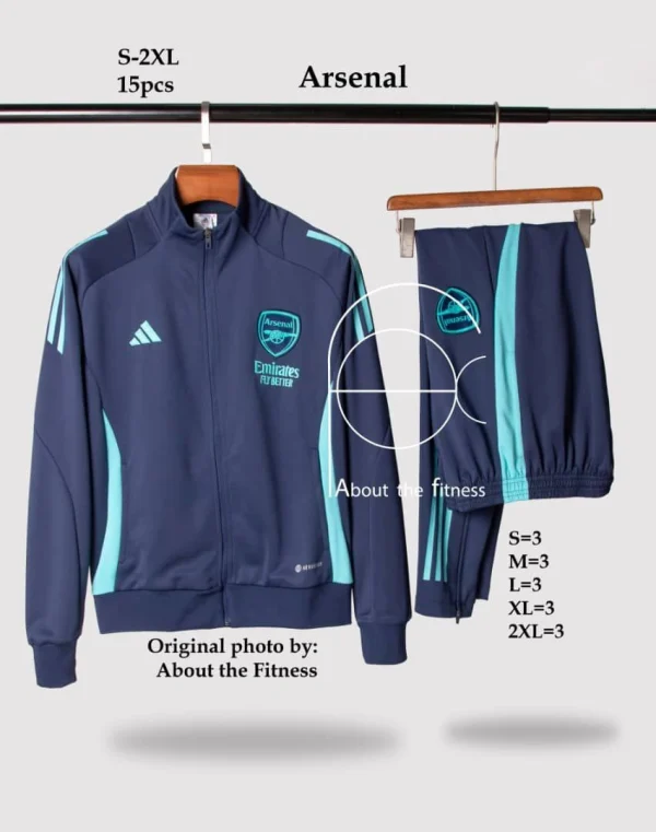 سوییشرت و شلوار آرسنال سرمه‌ای - سون اسپرت