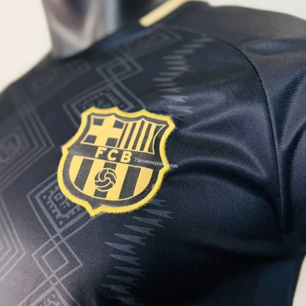 کیت بارسلونا کانسپت ترینگل مشکی 2025 - سون اسپرت