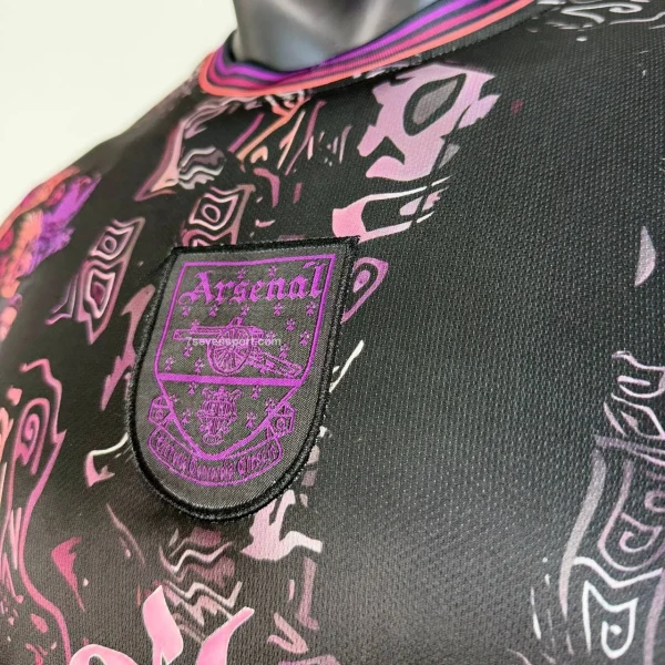 کیت آرسنال رویال مشکی صورتی 2025 - سون اسپرت