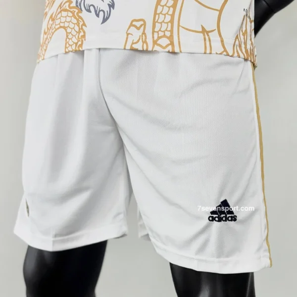 کیت رئال مادرید دراگون سفید طلایی - سوت اسپرت