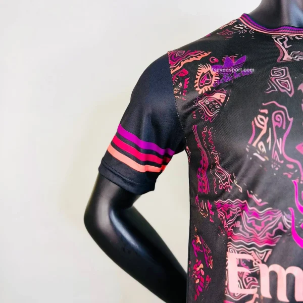 کیت آرسنال رویال مشکی صورتی 2025 - سون اسپرت