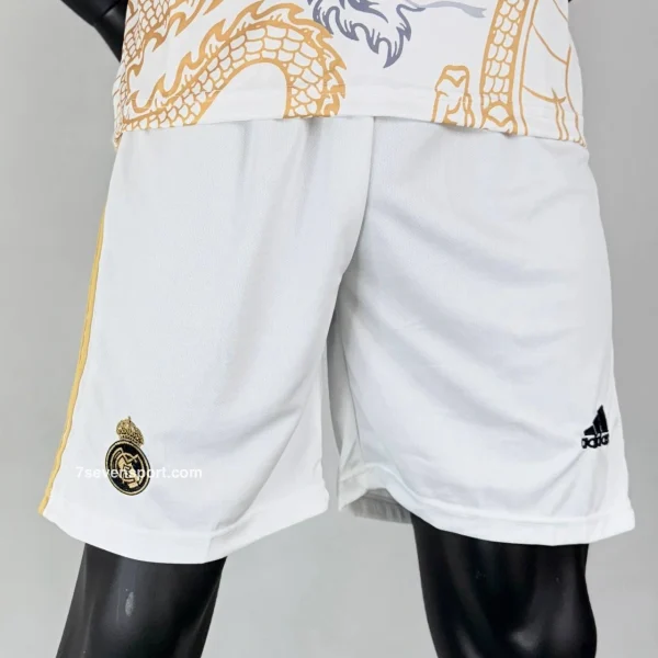 کیت رئال مادرید دراگون سفید طلایی - سوت اسپرت