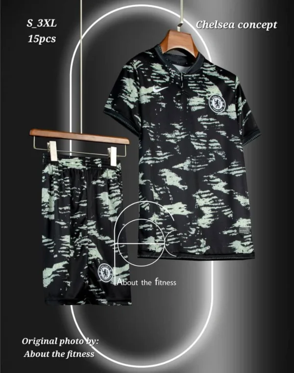 کیت چلسی کانسپت مشکی سبز 2024 - سون اسپرت