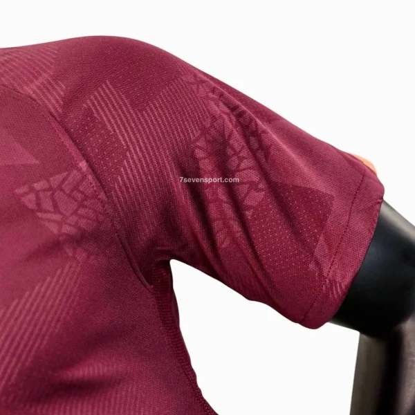 تیشرت پلیری کلاسیک بارسلونا سوم زرشکی 2017 - سون اسپرت