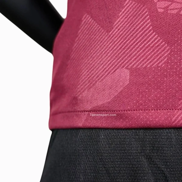 تیشرت پلیری کلاسیک بارسلونا سوم زرشکی 2017 - سون اسپرت