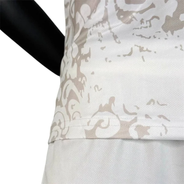 کیت فرانسه Flower سفید طلایی 2025 - سون اسپرت