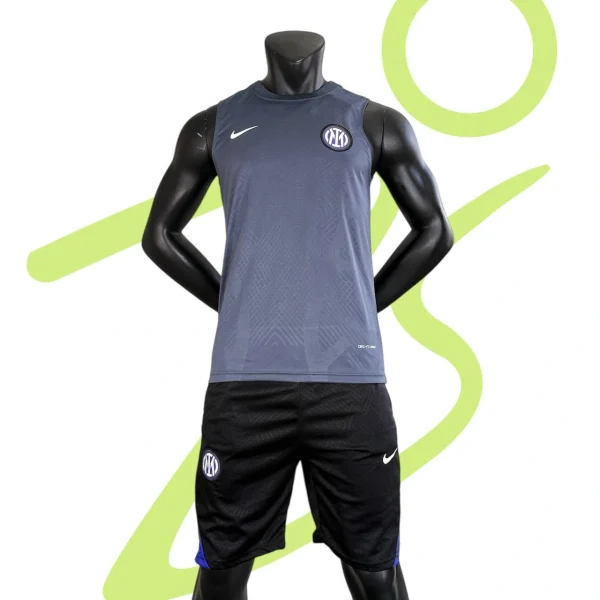 رکابی شلوارک اینتر میلان طوسی - سون اسپرت