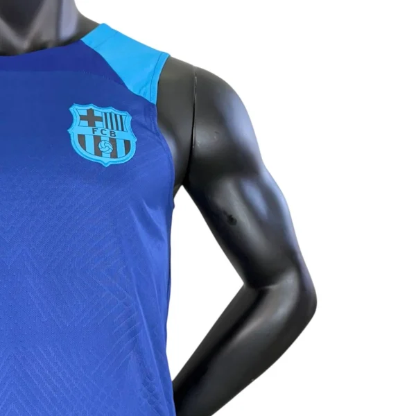 رکابی شلوارک بارسلونا سرمهای فیروزهای - سون اسپرت