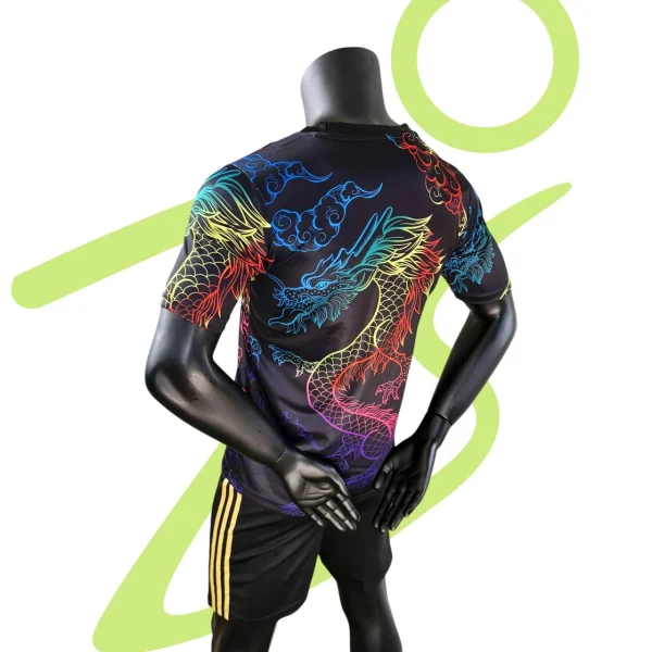 کیت رئال مادرید دراگون مشکی Rainbow 2026 - سون اسپرت