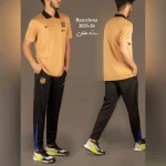 ست هتلی و شلوار بارسلونا طلایی 2026 - سون اسپرت