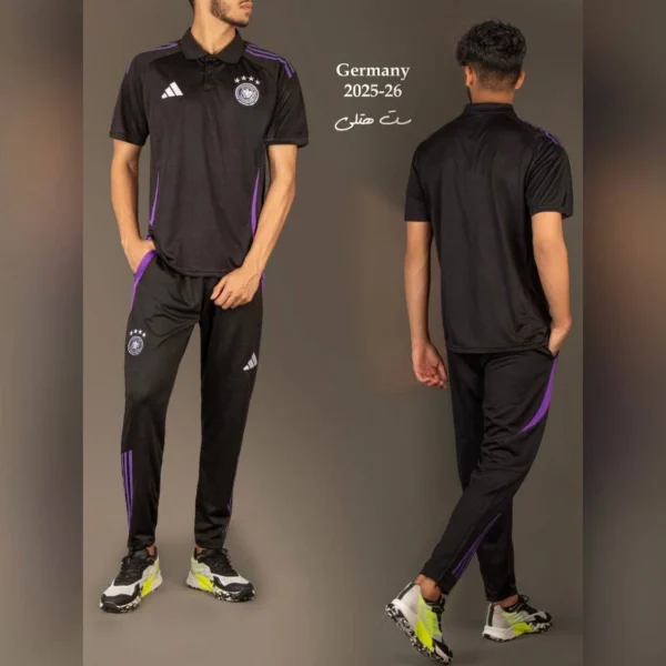 ست هتلی و شلوار آلمان مشکی 2026 - سون اسپرت