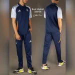 ست هتلی و شلوار رئال مادرید سرمهای 2026 - سون اسپرت