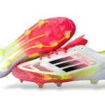 کفش استوکدار f50 اختصاصی مسی 2026 سفید نارنجی - سون اسپرت