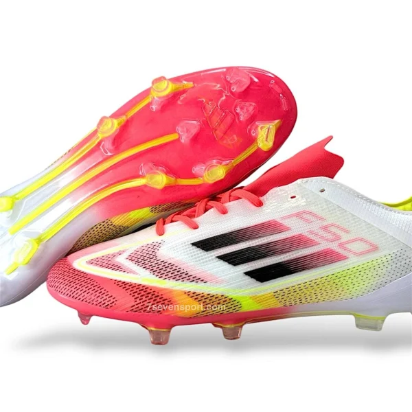 کفش استوکدار f50 اختصاصی مسی 2026 سفید نارنجی - سون اسپرت