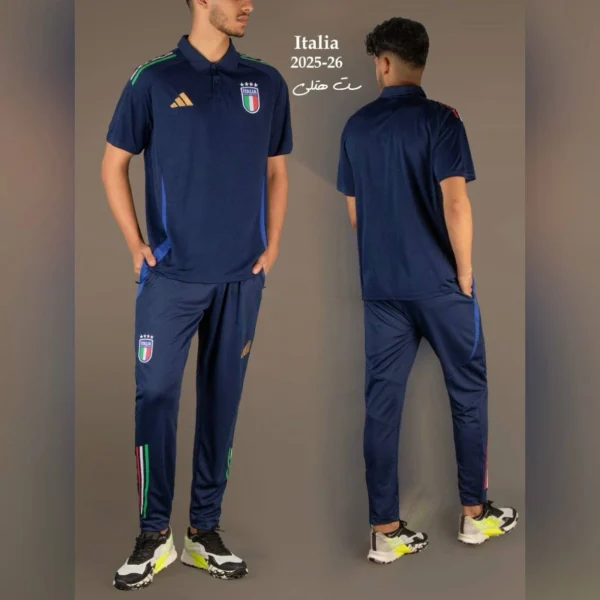 ست هتلی و شلوار ایتالیا سرمه‌ای 2026 - سون اسپرت