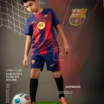 کیت اسپشیال بچگانه بارسلونا اول 2026 - سون اسپرت