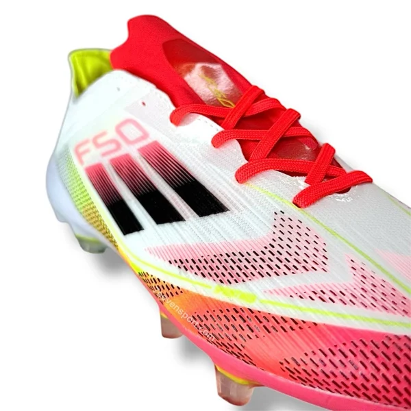 کفش استوکدار f50 اختصاصی مسی 2026 سفید نارنجی - سون اسپرت