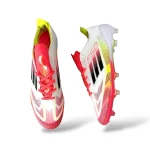 کفش استوکدار f50 اختصاصی مسی 2026 سفید نارنجی - سون اسپرت