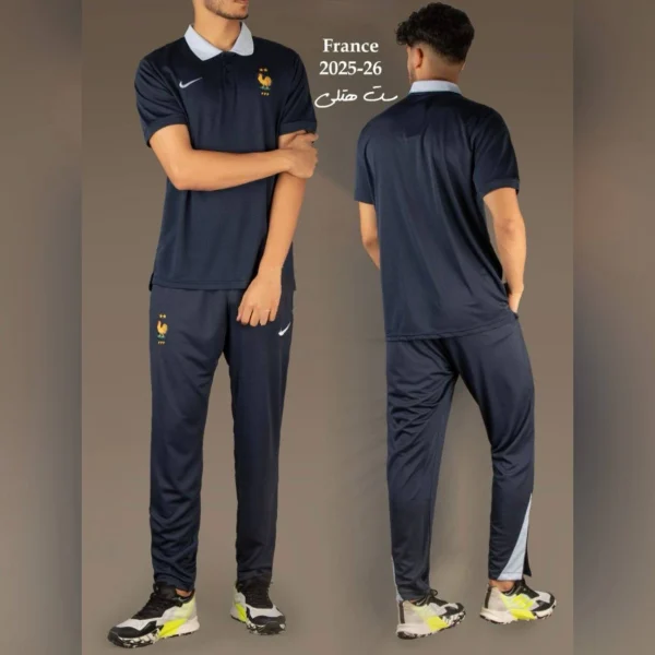 ست هتلی و شلوار فرانسه سرمه‌ای 2026 - سون اسپرت