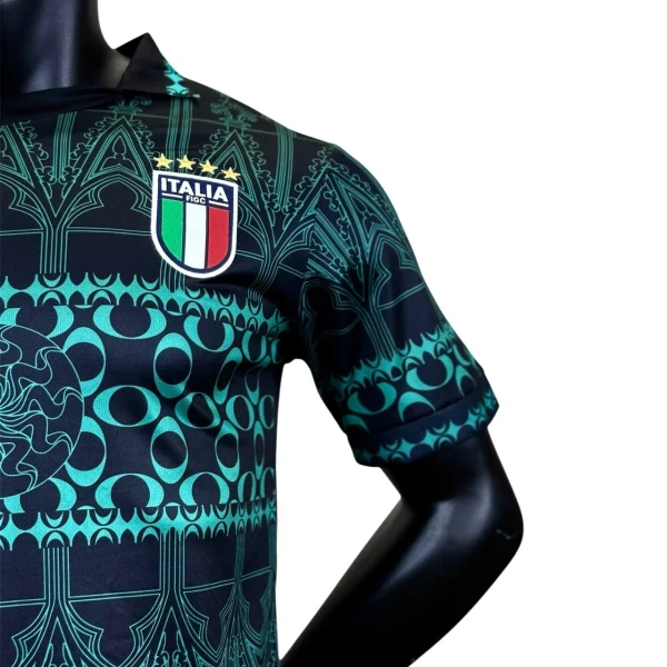 کیت ایتالیا Enraving مشکی سبز 2025 - سون اسپرت