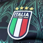 کیت ایتالیا Enraving مشکی سبز 2025 - سون اسپرت