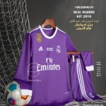 کیت آستین بلند اسپشیال رئال مادرید بنفش 2016 - سون اسپرت