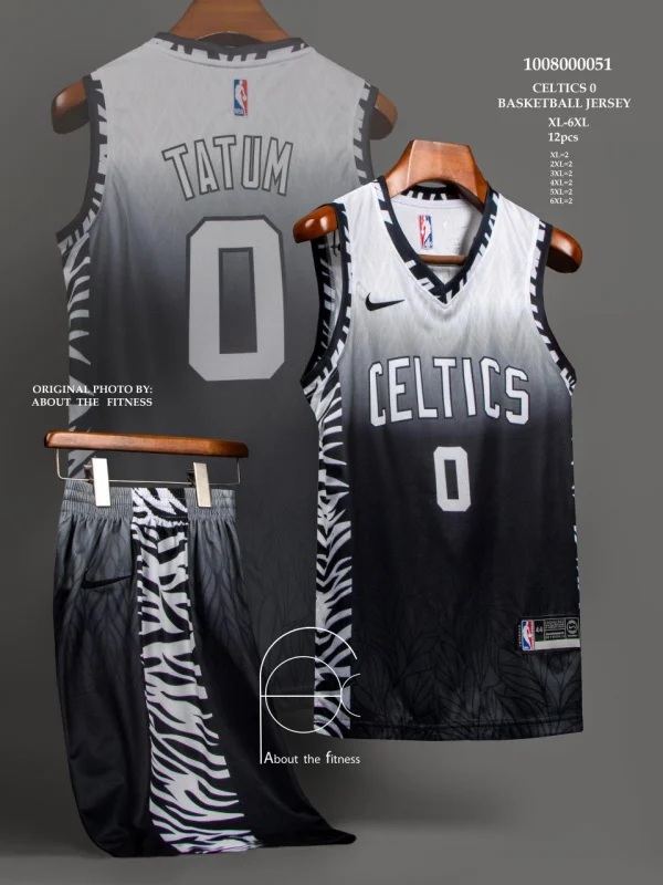 ست بسکتبالی سلتیکس سفید و مشکی - سون اسپرت