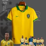 تیشرت پلیری کلاسیک برزیل اول جام جهانی 1998 زرد - سون اسپرت