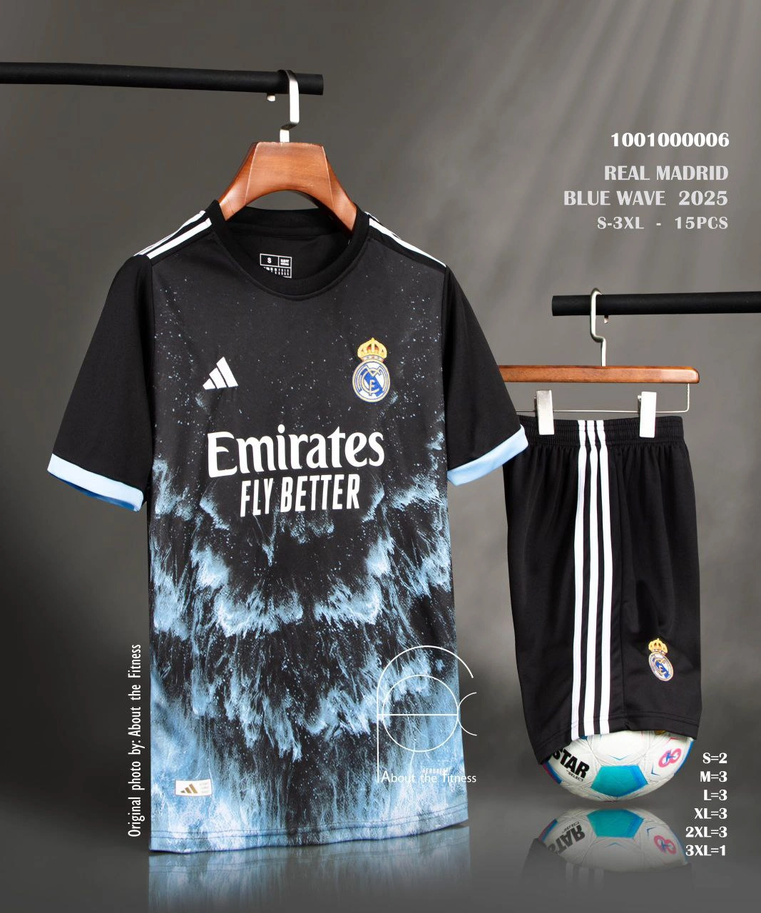 کیت رئال مادرید Blue Wave 2025 - سون اسپرت