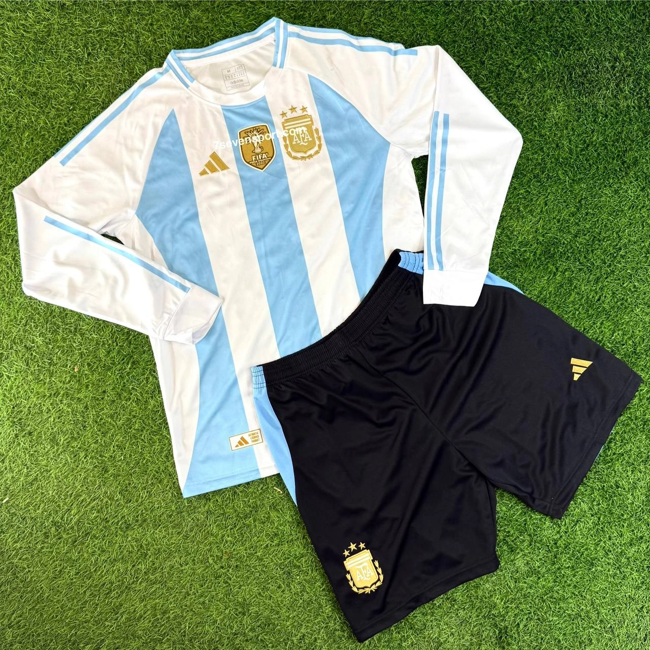 کیت آرژانتین اول آستین بلند سه ستاره 2025 - سون اسپرت