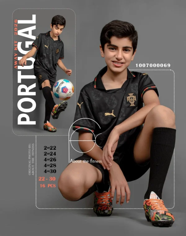 کیت بچگانه پرتغال دوم جام جهانی 2026 - سون اسپرت